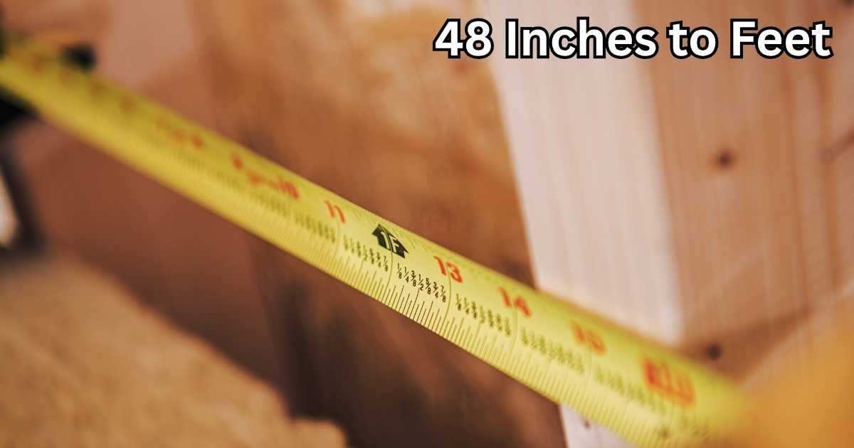 48 Inches to Feet